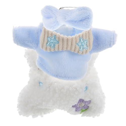 BESTonZON Puppen-Outfit-Kollektion 1 Set Spielzeugpuppenkleidung Lustige Hunde-Kapuzenpullover Plüsch Modisch von BESTonZON