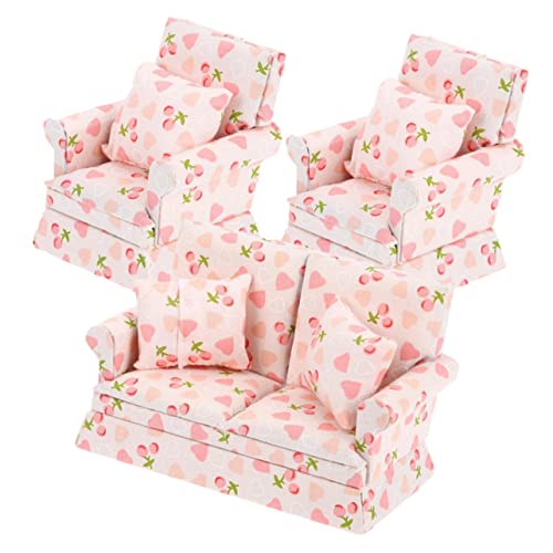 BESTonZON Miniatur-Sofa-Set Für Puppenhaus Im Maßstab 112 Mini-möbel Zur Dekoration BESTonZON Miniatur-Sofa-Set Für Puppenhaus Im Maßstab 112 Mini-möbel Zur Dekoration von BESTonZON