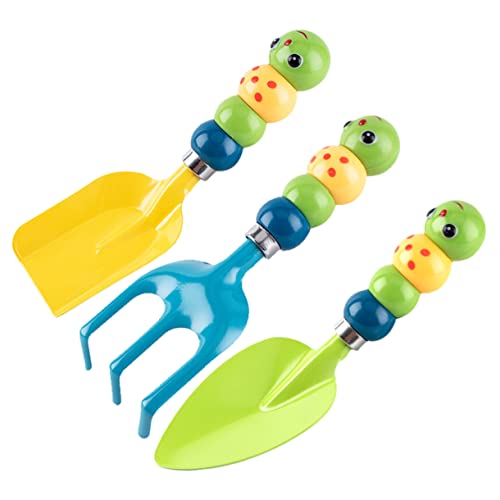 BESTonZON 1 Satz Raupenanzug Gartenhand Kindergartengeräte Mini-rechen Sandspielzeug Für Gartenschaufel Graben Werkzeuge Mini-gartenschaufel Hof Pp von BESTonZON