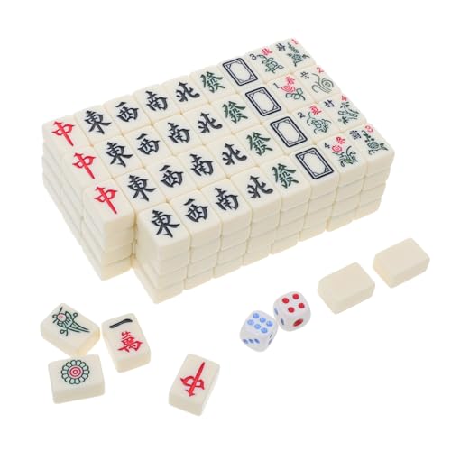 BESTonZON 1 Satz Reise Mini Mahjong Nur Im Freien Faltbar Tragbar Retro Brettspiele BESTonZON 1 Satz Reise Mini Mahjong Nur Im Freien Faltbar Tragbar Retro Brettspiele von BESTonZON