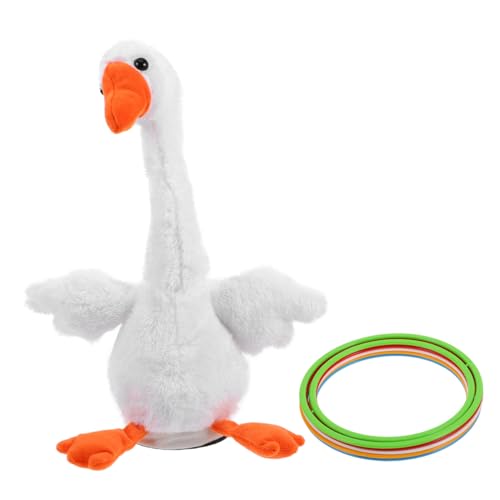 BESTonZON 1 Satz Ring Nachmarkt Lernspielzeug für interaktives Liner Hasenohren Stirnband Haustier leichte Wurfringe Tragbare Cartoon-Wurfringe Plastik von BESTonZON