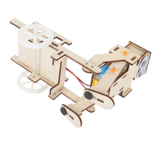 BESTonZON 1 Satz Roboterbausatz Hölzernes DIY- -Roboter-Puzzle Aus Holz Kinderspielzeug DIY Wissenschaftsspielzeug Pädagogisches Wissenschaftliches Experimentierset Plastik von BESTonZON