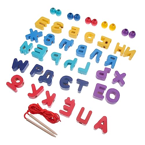 BESTonZON 1 Satz Russisches Alphabet Lernspielzeug Interaktives Puzzle für Kleinkinder Holzklötze und Motorik Farbenfrohes und Tragbares für Eltern Interaktion BESTonZON 1 Satz Russisches Alphabet Lernspielzeug Interaktives Puzzle für Kleinkinder Holzklötze und Motorik Farbenfrohes und Tragbares für Eltern Interaktion von BESTonZON