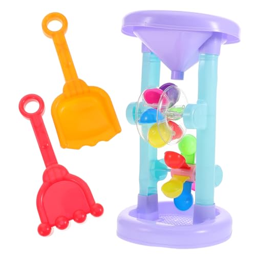 BESTonZON 1 Satz Sanduhr Kleinkindspielzeug Sand Wasserrad Sandkasten Strand Sandspielzeug Außen Im Freien Basteln Für Kinderspielzeug Plastik von BESTonZON