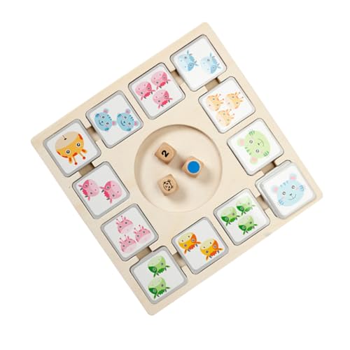 BESTonZON 1 Satz Saugspielzeug Praktisches Brettspiel Kinderbrettspiel Tierkarten Für Tragbares Brettspiel Kinderspielzeug Karten Hölzern BESTonZON 1 Satz Saugspielzeug Praktisches Brettspiel Kinderbrettspiel Tierkarten Für Tragbares Brettspiel Kinderspielzeug Karten Hölzern von BESTonZON