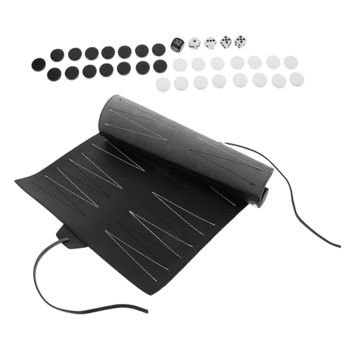 BESTonZON 1 Satz Schachbrett Spielzubehör Lustig Schachspiel Teil Tisch Reisen Stütze Backgammon Falten Tragbar Internationale Schachmatte Spaß Strategisch Echt Black BESTonZON 1 Satz Schachbrett Spielzubehör Lustig Schachspiel Teil Tisch Reisen Stütze Backgammon Falten Tragbar Internationale Schachmatte Spaß Strategisch Echt Black von BESTonZON