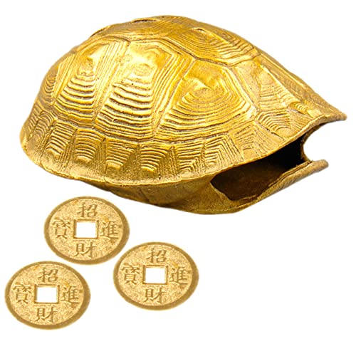 BESTonZON 1 Satz Schildkrötenpanzer-Kupfermünzendekoration Die Tarnung Münzstätten für Figur familienkonferenz glucksbringer Zuhause schmücken Schildkrötenpanzerverzierung aus Kupfer Golden BESTonZON 1 Satz Schildkrötenpanzer-Kupfermünzendekoration Die Tarnung Münzstätten für Figur familienkonferenz glucksbringer Zuhause schmücken Schildkrötenpanzerverzierung aus Kupfer Golden von BESTonZON