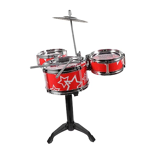 BESTonZON 1 Satz Schlagzeug Für Lustige Musikspielzeuge Frühpädagogisches Musikalisches Trommelspielzeug Musikspielzeug Für Rot Abs Umweltfreundlicher Kunststoff BESTonZON 1 Satz Schlagzeug Für Lustige Musikspielzeuge Frühpädagogisches Musikalisches Trommelspielzeug Musikspielzeug Für Rot Abs Umweltfreundlicher Kunststoff von BESTonZON