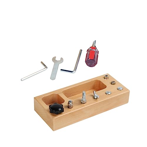 BESTonZON 1 Satz Schraube Lernspielzeug Kinderpädagogische Spielzeuge Weihnachtsgeschenkspielzeug Für Spielspielzeug Aus Holzschrauben Holzschraubenwerkzeug Rostfreier Stahl BESTonZON 1 Satz Schraube Lernspielzeug Kinderpädagogische Spielzeuge Weihnachtsgeschenkspielzeug Für Spielspielzeug Aus Holzschrauben Holzschraubenwerkzeug Rostfreier Stahl von BESTonZON