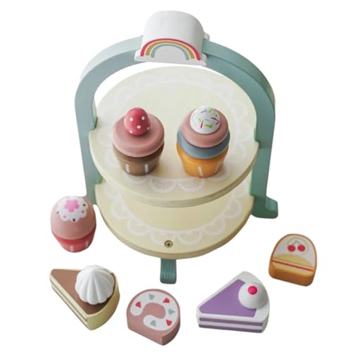 BESTonZON 1 Satz Simulation Kuchen für kinderspielzeug Fantasievolles kuchendekoration Cake Decorating Simulationshaus-Requisiten Cupcake-Modellierung hölzern BESTonZON 1 Satz Simulation Kuchen für kinderspielzeug Fantasievolles kuchendekoration Cake Decorating Simulationshaus-Requisiten Cupcake-Modellierung hölzern von BESTonZON