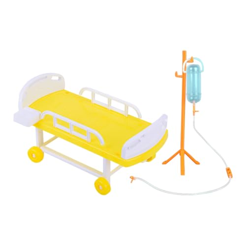 BESTonZON 1 Satz Simulation mit Infusionsflasche und Medizinischem Bett für Rollenspielzeug für Kleine Ärzte Zufällige Farben für Puppen und Kreative Zufällige Farbe BESTonZON 1 Satz Simulation mit Infusionsflasche und Medizinischem Bett für Rollenspielzeug für Kleine Ärzte Zufällige Farben für Puppen und Kreative Zufällige Farbe von BESTonZON