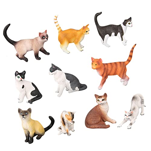 BESTonZON 1 Satz Simulationskatzenmodell Miniatur Plüsch für Katzenfigur Katze-Skulptur- Katzendekorationen Kätzchen realistische Katzendekoration falsche Katze PVC BESTonZON 1 Satz Simulationskatzenmodell Miniatur Plüsch für Katzenfigur Katze-Skulptur- Katzendekorationen Kätzchen realistische Katzendekoration falsche Katze PVC von BESTonZON