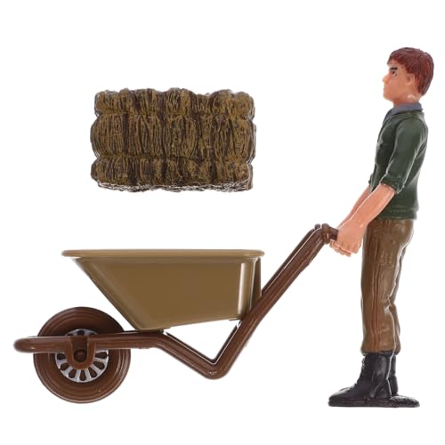 BESTonZON 1 Satz Simulationsszenenmodell für kinderspielzeug Modellbau spielsachen für Kid Toys Bauernhof-Szene- Landarbeiterfiguren Farmszenenmodell Plastik BESTonZON 1 Satz Simulationsszenenmodell für kinderspielzeug Modellbau spielsachen für Kid Toys Bauernhof-Szene- Landarbeiterfiguren Farmszenenmodell Plastik von BESTonZON