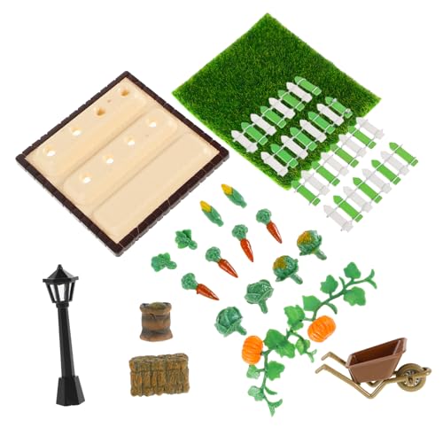 BESTonZON 1 Satz Simulierter Gemüsebauernhof Mini-hausbedarf Mini-zubehör Kleine Futternäpfe Kleine Schale Zum Dippen Kleinstfarmbedarf Kleine Runde Schale Kleine Vorspeisenschälchen Plastik von BESTonZON