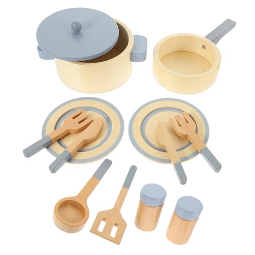 BESTonZON 1 Satz Simuliertes Kinderküchenspielzeug Küchenspielzeug Aus Holz Hausrequisite Kochgeschirr-spielset Für Kleinkinder Kochutensilien Kochspielzeug Hölzern BESTonZON 1 Satz Simuliertes Kinderküchenspielzeug Küchenspielzeug Aus Holz Hausrequisite Kochgeschirr-spielset Für Kleinkinder Kochutensilien Kochspielzeug Hölzern von BESTonZON