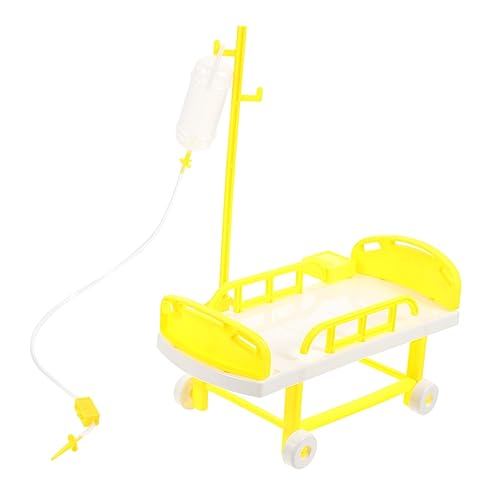 BESTonZON 1 Satz Simuliertes medizinisches Bett Flasche Miniaturen Krankenhausspielzeug Arztkoffer Puppenkrankenhaus Spielset Erkenntnis- Minibett Plastik BESTonZON 1 Satz Simuliertes medizinisches Bett Flasche Miniaturen Krankenhausspielzeug Arztkoffer Puppenkrankenhaus Spielset Erkenntnis- Minibett Plastik von BESTonZON