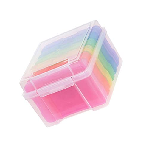 BESTonZON 1 Satz Speicherbox Für Fotogrußkarte Speicherorganisator Scrapbooking Kartenhülle Grußkarten-Organizer Klein Fall Zur Aufbewahrung Grußkartenhalter Plastik Colorful von BESTonZON