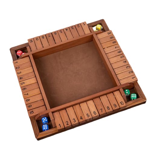 BESTonZON 1 Satz Spiel mit Flop-Zahlen Kartenspiel Würfelspiele Spieler gruppenspiele unterhaltungsspiele Schüttelwürfelspiel doppelseitiges digitales Flipboard Holz Coffee BESTonZON 1 Satz Spiel mit Flop-Zahlen Kartenspiel Würfelspiele Spieler gruppenspiele unterhaltungsspiele Schüttelwürfelspiel doppelseitiges digitales Flipboard Holz Coffee von BESTonZON