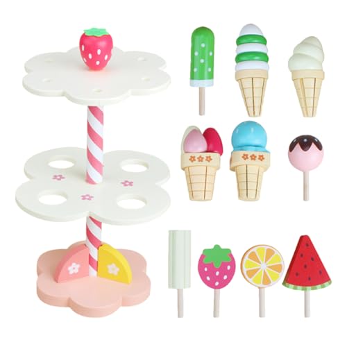 BESTonZON 1 Satz Spielhaus Künstliche Eiswaffel Falsches Eismodell Gefälschter Eisbecher Gefälschte Eiswaffel Vorgeben, Zu Spielset Aus Holz Colorful Hölzern BESTonZON 1 Satz Spielhaus Künstliche Eiswaffel Falsches Eismodell Gefälschter Eisbecher Gefälschte Eiswaffel Vorgeben, Zu Spielset Aus Holz Colorful Hölzern von BESTonZON