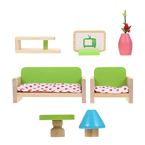 BESTonZON 1 Satz Spielhaus Mini-wohnkultur Mikrohausmodell Mini-hausfernseher Mini-Sofa- Mini-hausverzierung Mini-verzierung Mini Möbel Mini-simulationsmöbel Hölzern Green BESTonZON 1 Satz Spielhaus Mini-wohnkultur Mikrohausmodell Mini-hausfernseher Mini-Sofa- Mini-hausverzierung Mini-verzierung Mini Möbel Mini-simulationsmöbel Hölzern Green von BESTonZON