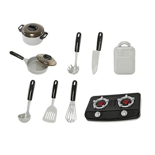 BESTonZON 1 Satz Spielhaus geschirrset kinderküche Kitchen Set for Kinderküchen-Set kinderküche Geschirr Imitiertes Küchenspielzeug pädagogisches PVC Silver BESTonZON 1 Satz Spielhaus geschirrset kinderküche Kitchen Set for Kinderküchen-Set kinderküche Geschirr Imitiertes Küchenspielzeug pädagogisches PVC Silver von BESTonZON