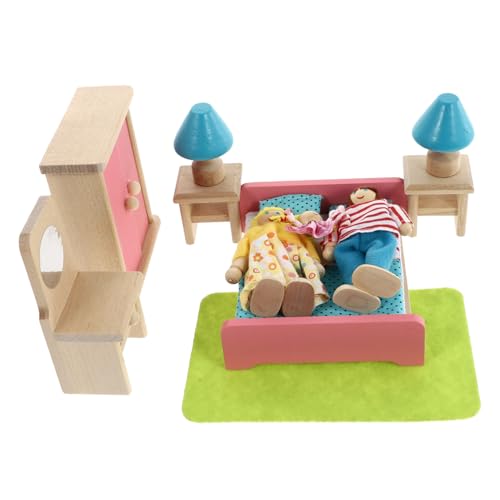 BESTonZON Interaktive Miniküche Aus Holz Kinderspielhausspielzeug Schlafzimmerset BESTonZON Interaktive Miniküche Aus Holz Kinderspielhausspielzeug Schlafzimmerset von BESTonZON