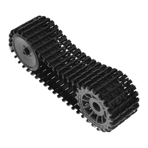 BESTonZON 1 Satz Spielzeugauto -Tracks RC-Konstruktionsspielzeug Ferngesteuerter Tank Panzerkettenteile RC-Modellräder DIY -Autospielzeug Ferngesteuerter Crawler Automodellräder Gummi Black BESTonZON 1 Satz Spielzeugauto -Tracks RC-Konstruktionsspielzeug Ferngesteuerter Tank Panzerkettenteile RC-Modellräder DIY -Autospielzeug Ferngesteuerter Crawler Automodellräder Gummi Black von BESTonZON