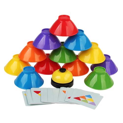 BESTonZON 1 Satz Stapelbecher Spielzeugset für Kleinkinder Interaktives Lernspiel für Farben und Formen Fördert Beobachtungs und Reaktionsfähigkeiten für Eltern Junge Mädchen Spiele BESTonZON 1 Satz Stapelbecher Spielzeugset für Kleinkinder Interaktives Lernspiel für Farben und Formen Fördert Beobachtungs und Reaktionsfähigkeiten für Eltern Junge Mädchen Spiele von BESTonZON