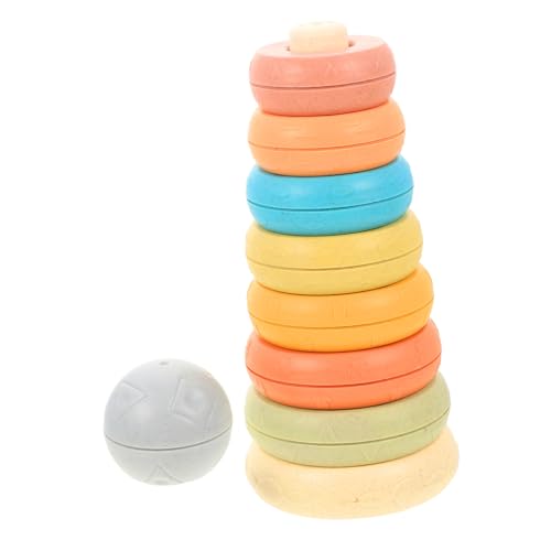 BESTonZON Stapelspielzeug Für Kleinkinder 1-3 Babyspielzeug Kreisstapelspielzeug Lernspielzeug Motorikspielzeug BESTonZON Stapelspielzeug Für Kleinkinder 1-3 Babyspielzeug Kreisstapelspielzeug Lernspielzeug Motorikspielzeug von BESTonZON