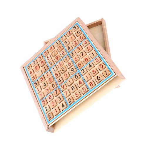 BESTonZON 1 Satz Sudoku-Spiel Schach Junior lehrreich Kindergarten lernspiele intelligenzspielzeug für Holz-Sudoku-Trainingstool Aufklärungsspielzeug für hölzern BESTonZON 1 Satz Sudoku-Spiel Schach Junior lehrreich Kindergarten lernspiele intelligenzspielzeug für Holz-Sudoku-Trainingstool Aufklärungsspielzeug für hölzern von BESTonZON