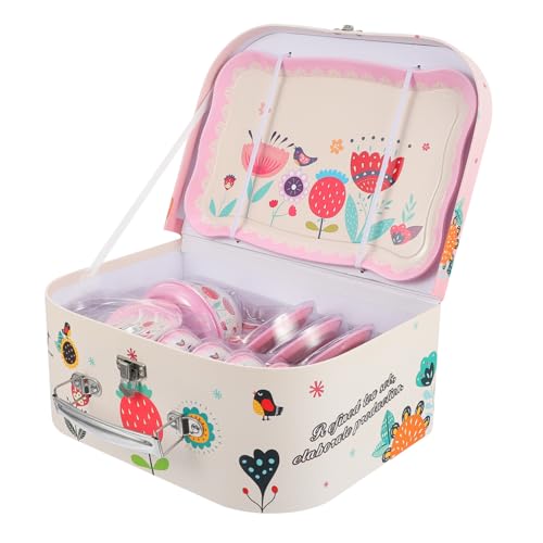 BESTonZON 1 Satz -Teeservice Essenszubehör Tu so, als würdest du Teezeit küchenspielzeug für Kitchen Toys for Weißblech Rosa BESTonZON 1 Satz -Teeservice Essenszubehör Tu so, als würdest du Teezeit küchenspielzeug für Kitchen Toys for Weißblech Rosa von BESTonZON