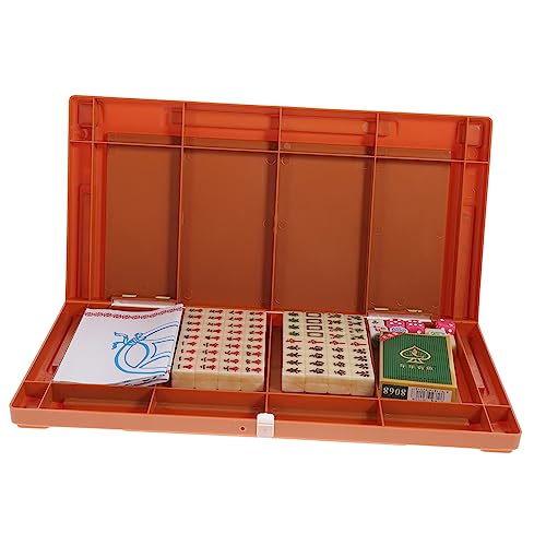 BESTonZON 1 Satz Tragbares Mahjong -Set Spiel Reisen Familie Tragbarer Mini Abs BESTonZON 1 Satz Tragbares Mahjong -Set Spiel Reisen Familie Tragbarer Mini Abs von BESTonZON