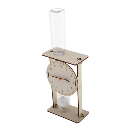 BESTonZON 1 Satz Tropfende Uhr Kleine Produktionsuhren Rundstecker Sparschwein Lehrmaterial Uhren Spaß Uhren Aufblasbares Modell Heimuhren Geldglas-stecker Mini-Uhren Beige Plastik von BESTonZON