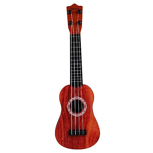 BESTonZON 1 Satz Ukulele kinderinstrumente musikinstrumente bastelzeug Kinderzimmerdekoration -Instrumente Babyspielzeug Musikinstrument für Mini-Musikspielzeug Holz von BESTonZON