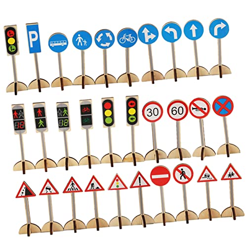 BESTonZON 1 Set Holz-Verkehrszeichen-Spielzeug Für Kleinkinder Kinder Und Babys Für Verkehrszeichen-Spielzeug Verkehrszeichen-Modelle Verkehrszeichen-Spielzeug Lehrspielzeug Für BESTonZON 1 Set Holz-Verkehrszeichen-Spielzeug Für Kleinkinder Kinder Und Babys Für Verkehrszeichen-Spielzeug Verkehrszeichen-Modelle Verkehrszeichen-Spielzeug Lehrspielzeug Für von BESTonZON