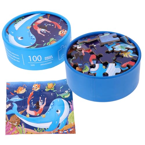 BESTonZON Pädagogisches Kleinkindspielzeug Papierpuzzles Für Jungen Und Mädchen Im Alter Von 3–9 Jahren Vorschul-puzzleset 100-teilige Puzzlespiele von BESTonZON