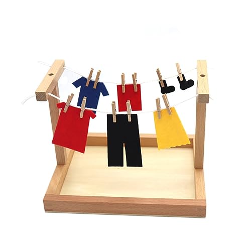 BESTonZON 1 Satz Wäsche holzspielzeug Toys Kreatives Lernspielzeug Puzzlespielzeug Aktivitätstafeln für lustiges Spielhausspielzeug Kinderspielzeug BESTonZON 1 Satz Wäsche holzspielzeug Toys Kreatives Lernspielzeug Puzzlespielzeug Aktivitätstafeln für lustiges Spielhausspielzeug Kinderspielzeug von BESTonZON