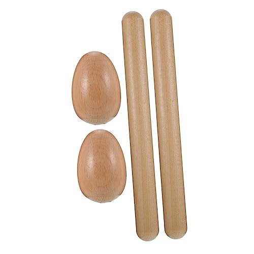 BESTonZON Pädagogisches Musikspielzeug – Shaker Und Rhythmusstäbe Für Kinder Schlaginstrumenten-Set Aus Holz BESTonZON Pädagogisches Musikspielzeug – Shaker Und Rhythmusstäbe Für Kinder Schlaginstrumenten-Set Aus Holz von BESTonZON