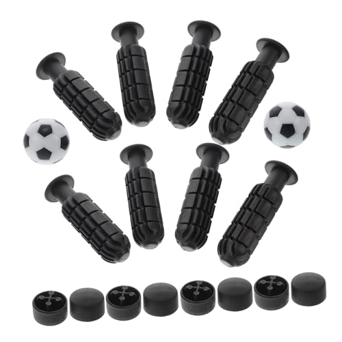 BESTonZON 1satz Tischfußballgriff Set Handgriffen Und Endkappen Für Tischfußballtische Kleinen Fußballen Ergonomisches Design Für Besseren Grip Und Spielvergnügen von BESTonZON