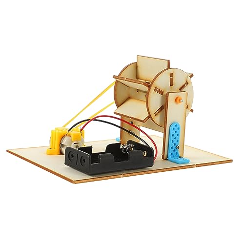 BESTonZON 1 Satz Zum Zusammenbauen Von Puzzles Zusammengebautes Elektrische Lernsets Elektrisches Wasserkraftwerk Selber Bauen Handmontiertes Wasserkraftwerk Holz von BESTonZON