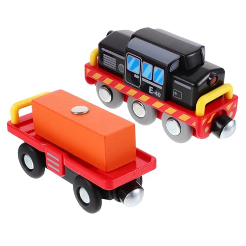 BESTonZON 1 Satz -baggerträger-Kombination Aus Kunststoff Spielzeugeisenbahn Für Modell Einer Spielzeugeisenbahn Trainieren Zugspielzeug Plastik Rot von BESTonZON