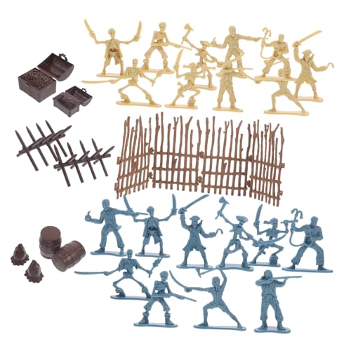 BESTonZON Piraten-actionfigur Spielzeug Piratenskelett Zubehör von BESTonZON