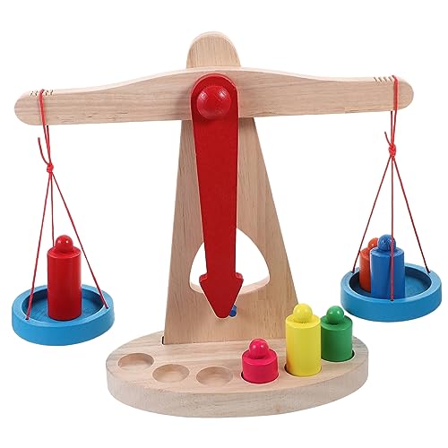 BESTonZON 1 Satz holzspielzeug lernspielzeug für die Feinmotorik zabawki stymulujące rozwój Educational Toys Wissenschaftsstütze Waage zum Herstellen von hölzern BESTonZON 1 Satz holzspielzeug lernspielzeug für die Feinmotorik zabawki stymulujące rozwój Educational Toys Wissenschaftsstütze Waage zum Herstellen von hölzern von BESTonZON