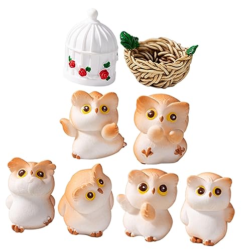 BESTonZON 1 Satz kleines Eulenmodell Mini-Enten Dinosaurier Eulentagebücher kleine Objekte Krähenabwehr gartendekoration Garden Decoration tortendeko Einschulung Tierfigur aus Harz Mini Eule BESTonZON 1 Satz kleines Eulenmodell Mini-Enten Dinosaurier Eulentagebücher kleine Objekte Krähenabwehr gartendekoration Garden Decoration tortendeko Einschulung Tierfigur aus Harz Mini Eule von BESTonZON
