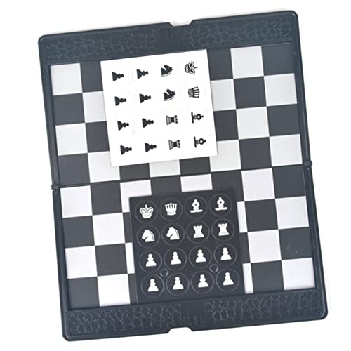BESTonZON 1 Satz magnetische Dame Schachbrett schachspiel Chessboard Schachspiel für Strategieübungen Chess Boards Tragbares Schachspiel Schachspielzeug Internationale Dame Black BESTonZON 1 Satz magnetische Dame Schachbrett schachspiel Chessboard Schachspiel für Strategieübungen Chess Boards Tragbares Schachspiel Schachspielzeug Internationale Dame Black von BESTonZON