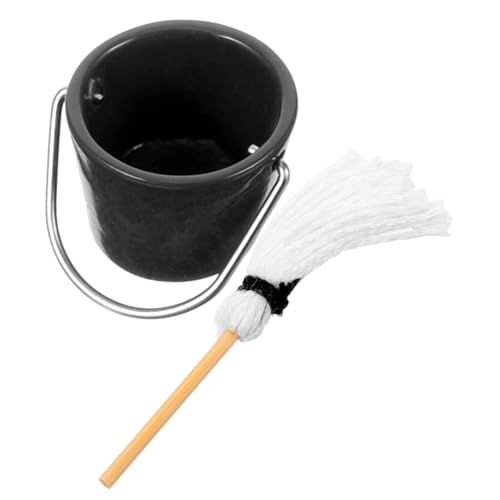 BESTonZON 1 Satz -müllaufbewahrungs- -Eimer-mopp Wischmop Mini-landschaftsgestaltung Mini-hausbedarf Mini-schnallendekor Kleine Hausverzierung Kleines Hauszubehör Stoff BESTonZON 1 Satz -müllaufbewahrungs- -Eimer-mopp Wischmop Mini-landschaftsgestaltung Mini-hausbedarf Mini-schnallendekor Kleine Hausverzierung Kleines Hauszubehör Stoff von BESTonZON
