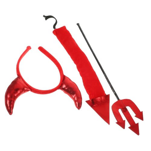 BESTonZON 1 Satz multifunktionale Kalenderaufkleber Aufkleber für Zubehör Ring Halloween Kopfschmuck Halloween Kopfbedeckung Hörner Stirnband für Cosplay Halloween Hörner Stirnband Stoff rot BESTonZON 1 Satz multifunktionale Kalenderaufkleber Aufkleber für Zubehör Ring Halloween Kopfschmuck Halloween Kopfbedeckung Hörner Stirnband für Cosplay Halloween Hörner Stirnband Stoff rot von BESTonZON