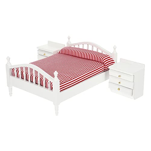 BESTonZON 1 Satz puppenhaus doppelbett für kinderspielzeug mädchen Children Toys spielzeuge für Toys Mini- - Schrankmodell Birkensperrholz BESTonZON 1 Satz puppenhaus doppelbett für kinderspielzeug mädchen Children Toys spielzeuge für Toys Mini- - Schrankmodell Birkensperrholz von BESTonZON