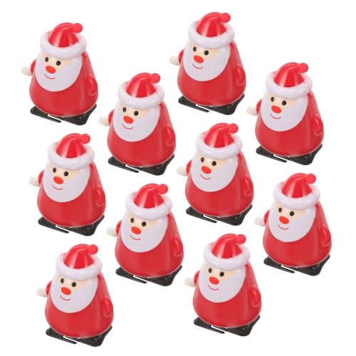 BESTonZON 1 Set 10 Stück Lustiges Aufziehspielzeug Für Weihnachts Uhrwerk Weihnachtsmann Aufziehspielzeug Festival Aufziehspielzeug Lernspielzeug Für Kunststoff Rot BESTonZON 1 Set 10 Stück Lustiges Aufziehspielzeug Für Weihnachts Uhrwerk Weihnachtsmann Aufziehspielzeug Festival Aufziehspielzeug Lernspielzeug Für Kunststoff Rot von BESTonZON