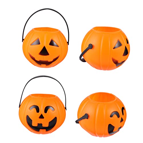 BESTonZON 1 Set 12 Stücke Kürbis Behandeln Eimer Kleine Halloween Schmuck Eimer Orange Kürbis Eimer Kunststoff Orange BESTonZON 1 Set 12 Stücke Kürbis Behandeln Eimer Kleine Halloween Schmuck Eimer Orange Kürbis Eimer Kunststoff Orange von BESTonZON